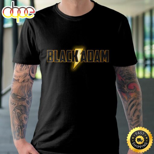 Dc Comics Black Adam Logo Black T-shirt