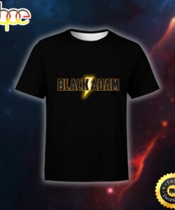 Dc Comics Black Adam Logo Black T-shirt