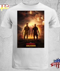 Deadpool 3 And Wolverine Movie 2024 Unisex T-shirt Tee