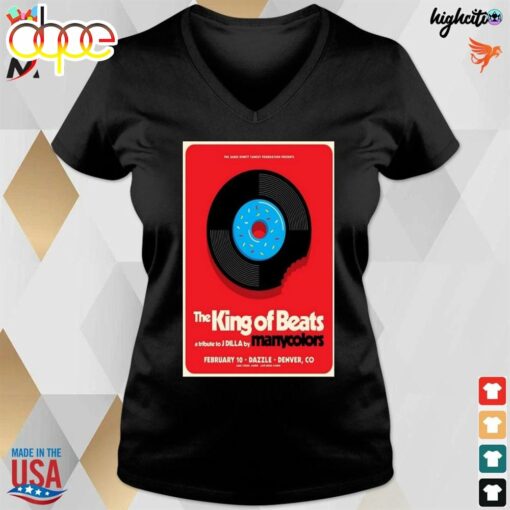 Denver Co Dazzle February 10-2024 The King Of Beats Tour Poster T-Shirt