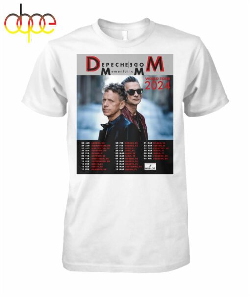 Depeche Mode World Tour 2024 Shirt