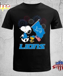 Detroit Lions Happy 4th Of July Independence Day Unisex T-Shirt