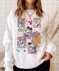 Disney 100 Years Of Wonder Mickey Minnie Daisy Shirt