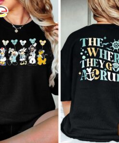 Disney Cruise Family Shirts Mickey And Friends Cruise Shirt Disney Cruise 2024 The One Where They Go On A Cruise Family Trip Shirt Unique