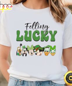 Disney Felling Lucky Shamrock Mickey And Friends St. Patricks Day