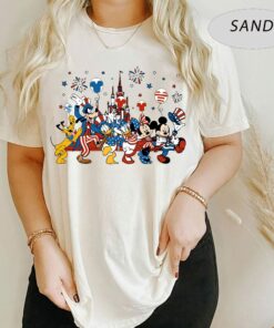 Disney Freedom Mickey Mouse And Friends 4th Of July Shirt