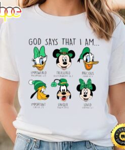 Disney God Says That I Am T-shirt, Mickey Patricks Day Shirt