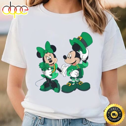 Disney Leprechaun Mickey Minnie Shamrock St. Patricks Day Premium