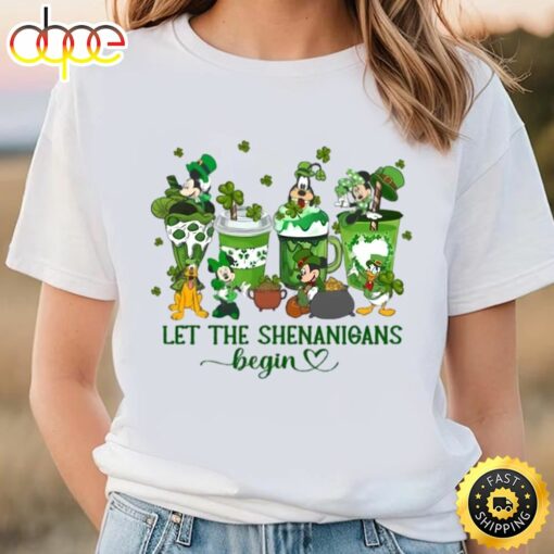 Disney Let The Shenanigans Begin T-shirt, Disney St Patricks Day Shirt