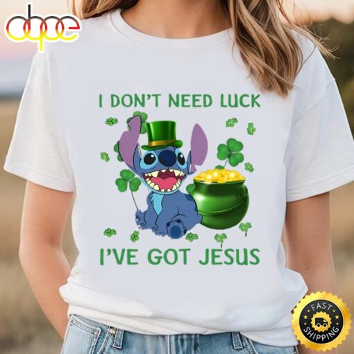 Disney Lilo And Stitch Shirt, Stitch St Patrick’s Day I Don’t Need