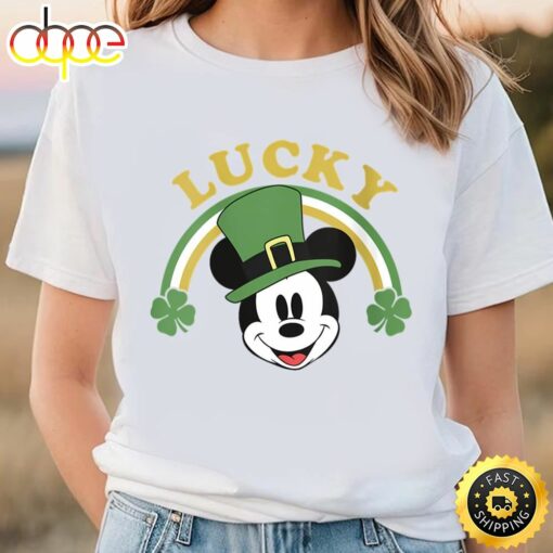 Disney Mickey And Friends St. Patrick’s Day Lucky Mickey T-Shirt