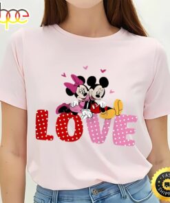 Disney Mickey And Minnie Valentines Love Shirt