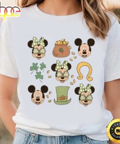 Disney Mickey Minnie St Patricks Day Shirt