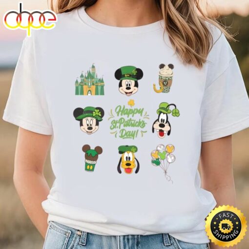 Disney Mickey Mouse And Friends Goofy Shamrock St. Patricks Day