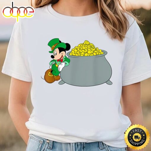 Disney Mickey Mouse St. Patrick’s Day Pot Of Gold T-Shirt