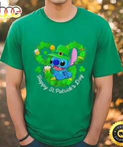 Disney Mickey Stitch Irish Stitch Happy St. Patrick’s Day Shirt