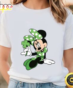 Disney Minnie Mouse Shamrock Dress St. Patrick’s Day Shirt