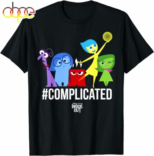 Disney Pixar Inside Out Complicated Emotions Group Shot T-Shirt