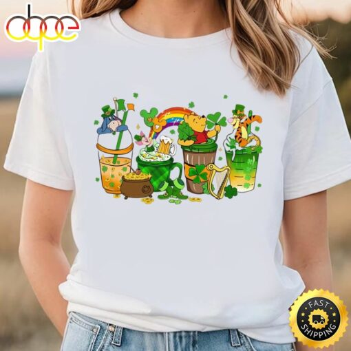 Disney Pooh And Friends St Patricks Day T-shirt