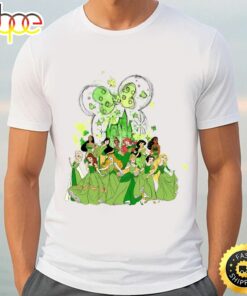 Disney Princess St Patricks Day T-Shirt, Disney Princess Shamrock