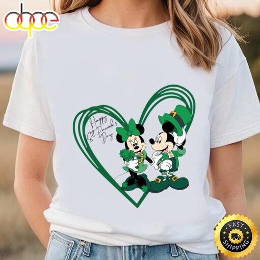 Disney St. Patrick’s Day Mickey And Minnie Shirt