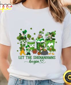 Disney St Patrick’s Day Shamrock Mickey And Friends T-Shirt