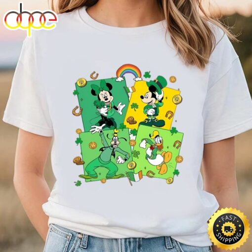 Disney St Patrick’s Day Shirt Mickey And Friends Lucky Vibes