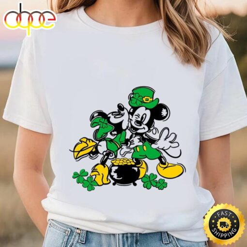 Disney St Patrickâ€™s Shirt, Minnie And Mickey St Patrick’s Shirt