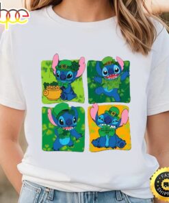 Disney Stitch St. Patrick’s Day Irish Shamrock Shirt