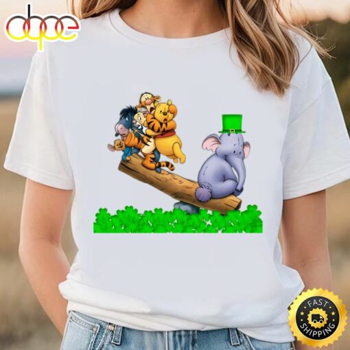 Disney Winnie The Pooh Happy St Patrick’s Day Shirt