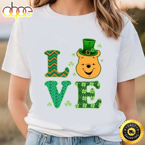 Disney Winnie The Pooh St Patrick’s Day Shamrock Shirt