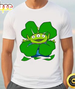 Disney and Pixar Toy Story Alien Shamrock St. Patrick’s Day Shirt