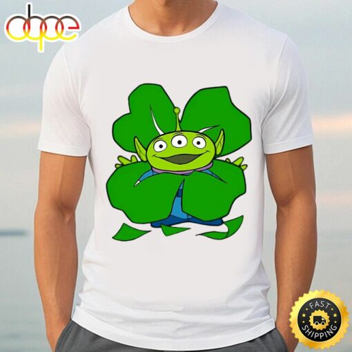 Disney and Pixar Toy Story Alien Shamrock St. Patrick’s Day Shirt