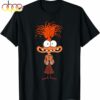 Disney and Pixar’s Inside Out 2 Toony Colors Emotion Anxiety T- Shirt