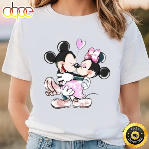 Disneyland Mickey And Minnie Gift For Valentine Day Shirt