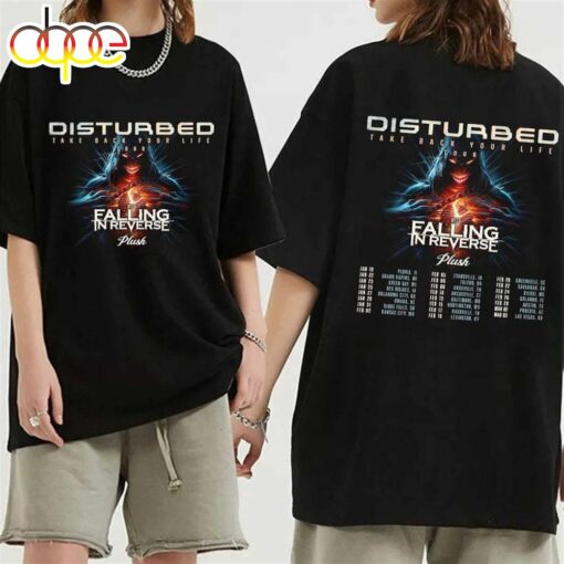 Disturbed 2024 Tour Shirt, Disturbed Band Fan Shirt