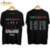 Disturbed 2024 Tour T-Shirt Black Double Sides