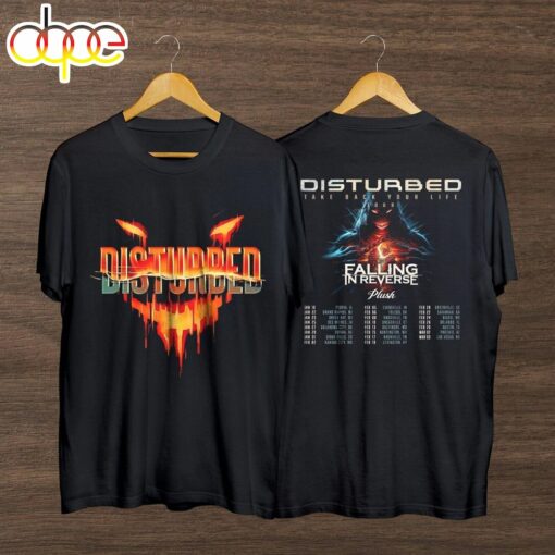 Disturbed Band Music Tour 2024 T-Shirt