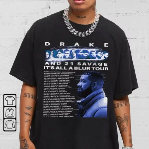 Drake All A Blur Tour 2023 Shirt Savage Unisex Shirt