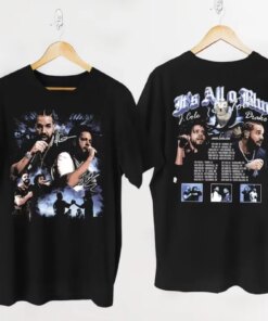 Drake J Cole Big As The What Tour 2024 Unisex New Black T-Shirt