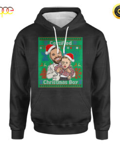Drake Santa Christmas Boy Hoodie