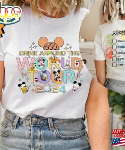 Drink Around The World Epcot Shirt Tour 2024