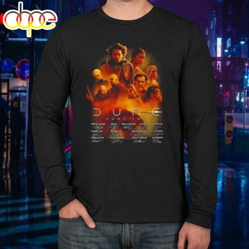 Dune Part Two 2024 Signatures Shirt