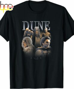 Dune Part Two Epic Characters Group Shot Vintage Portrait T-Shirt