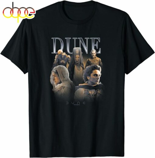 Dune Part Two Epic Characters Group Shot Vintage Portrait T-Shirt