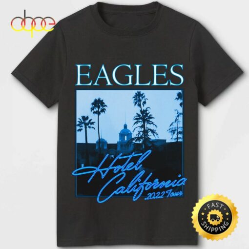 Eagles Band 2022 Tour Hotel California Unisex Black T-shirt