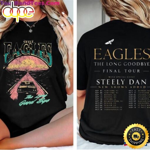 Eagles Final Tour 2023 Shirt Rock Gift For Fan Music T-Shirt