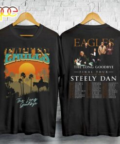 Eagles The Long Goodbye 2023 2024 Tour The California Concert T-Shirt
