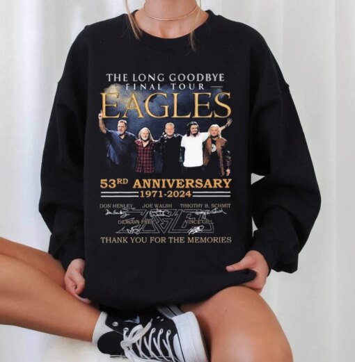 Eagles The Long Goodbye Final Tour 53rd Anniversary 1971-2024 Shirt