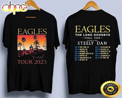 Eagles The Long Goodbye Tour 2023 Rock Band T-Shirt Gift For Fans